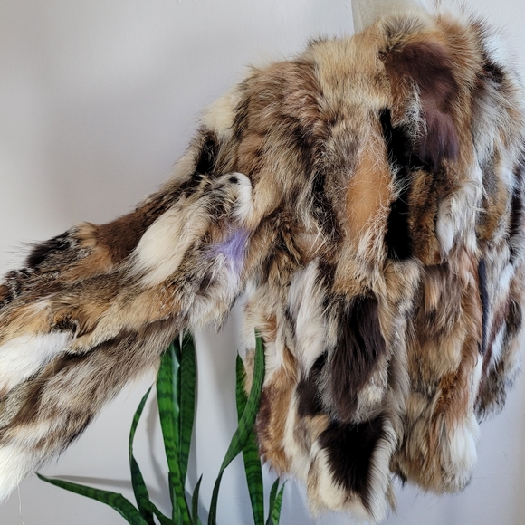 🎉HP VTG 70s Gimbels Patchwork Fur Coat - Picture 12 of 16